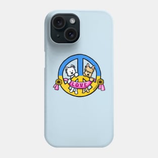 Peace and Love For Ukraine Phone Case