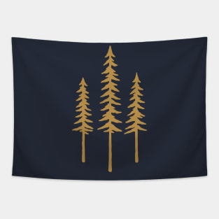 3 Trees - Golden Version Tapestry