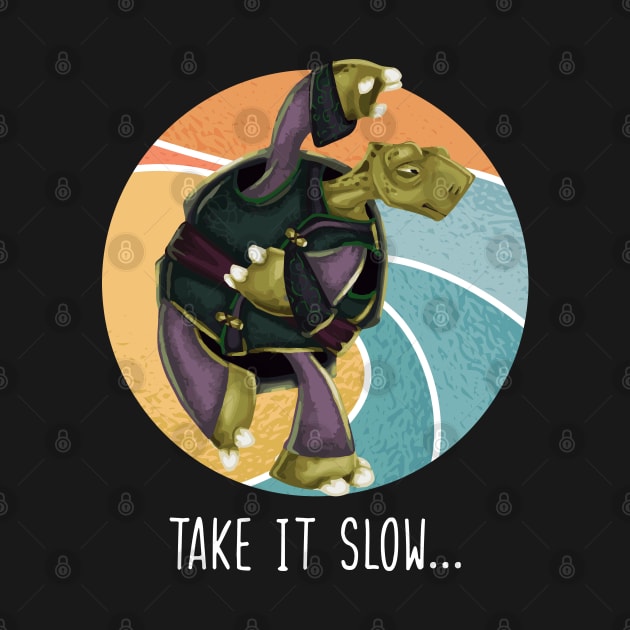 Take it Slow Turtle Tai Chi Tai Ji by sBag-Designs