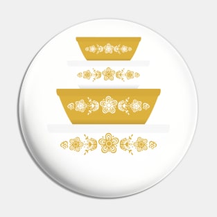 Pyrex Golden Butterfly Bowls Pin