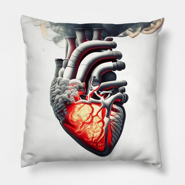 Steampunk Heart Pillow by EshiPaints