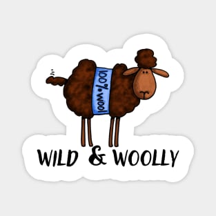 Wild & Woolly (Dark Sheep) Magnet