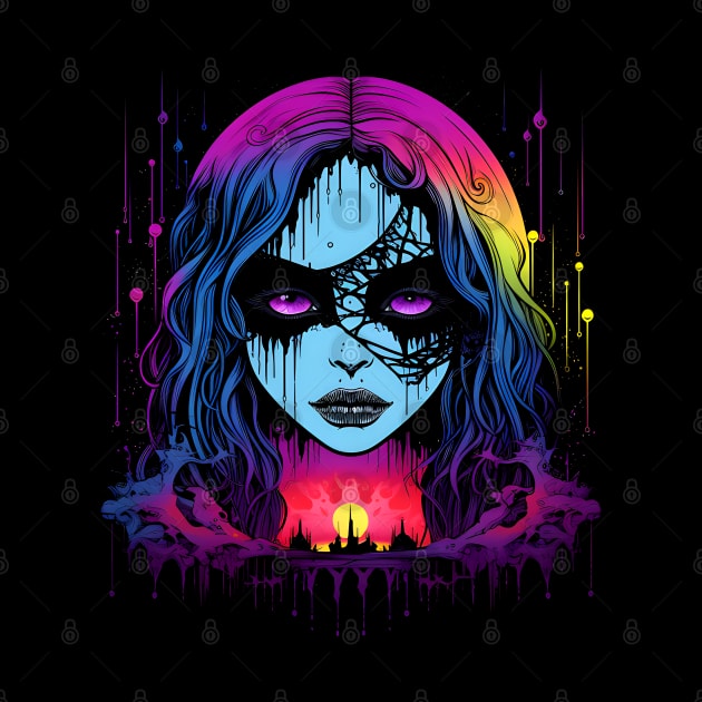 Cool Dark Goth Rave Design by Whimsical Splendours