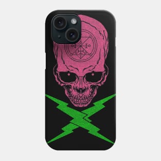 Cool Skull Vaporwave Design Phone Case