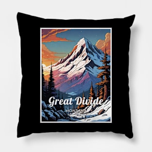 Great Divide ski Montana USA Pillow