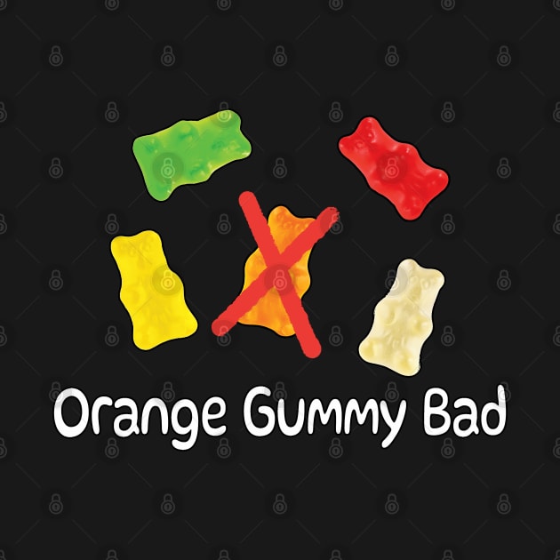 "ORANGE GUMMY BAD" Gummy Bears by Decamega