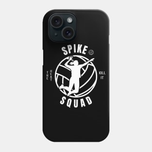 Womens Volleyball Spike Squad Volleyball Fan Phone Case