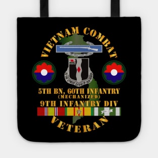 Vietnam Combat Infantry Vet w 5th Bn 60th Inf - 9th ID w VN SVC Tote