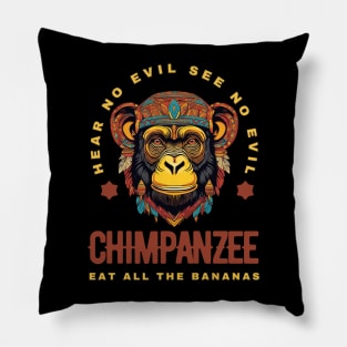 Chimpanzee Pillow