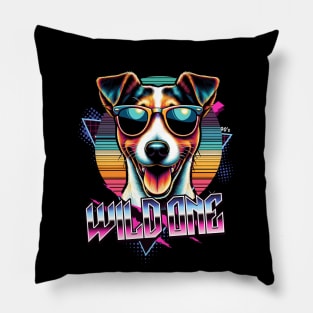 Wild One Jack Russell Terrier Dog Pillow
