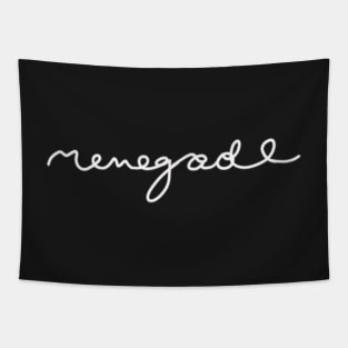 Taylor Swifts Renegade Text Tapestry