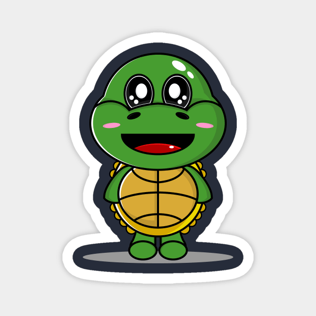 cute turtle Magnet by Zephin's