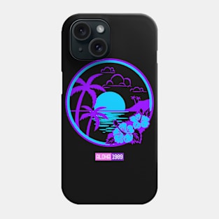 Vaporwave Aesthetic: Aloha 1989 Phone Case