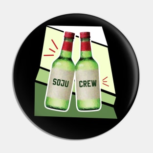 Soju Crew Friends Squad Fam Gang Korean Pin