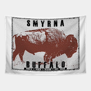 Smyrna Buffalo Logo Tapestry