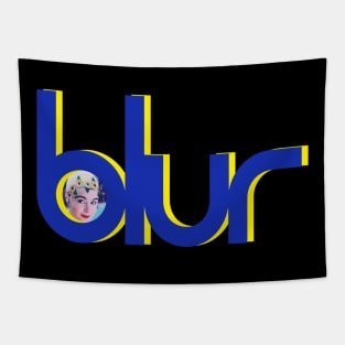 90s Blur Retro Leisure Tapestry