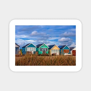 Beach Huts Hengistbury Head Dorset England UK Magnet