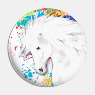 Horse Lovers Magical White Horse Pin