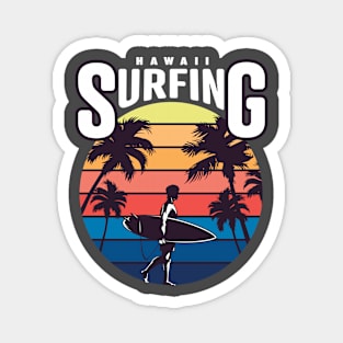 Hawaii Surfing Magnet