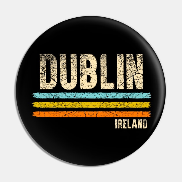 Dublin Ireland Retro Pin by Mila46