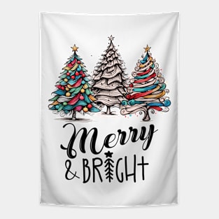 Christmas Trees Quote Tapestry