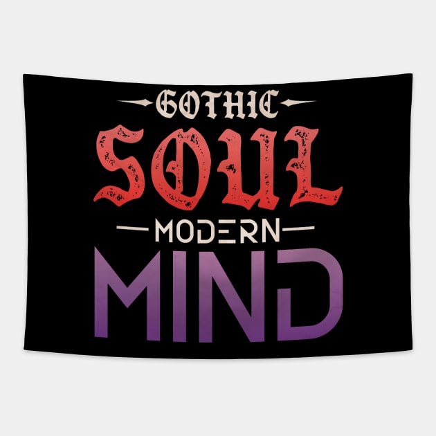 Gothic Soul, Modern Mind Tapestry by Gothic Edge