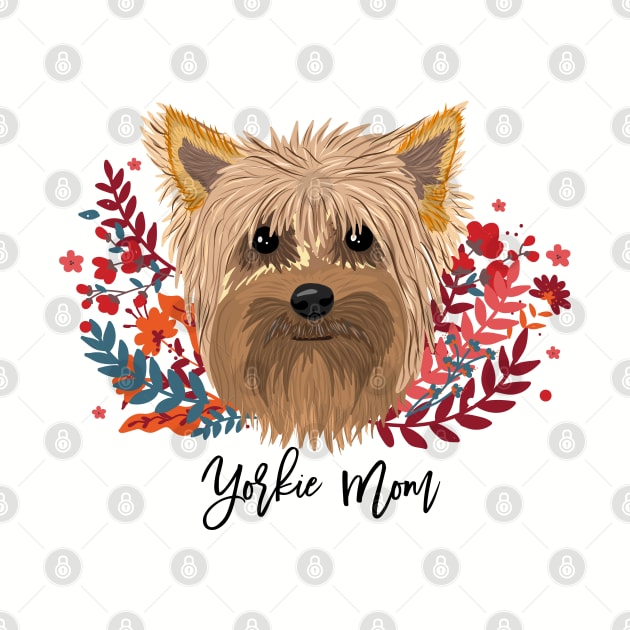 Yorkie Mom by cacostadesign