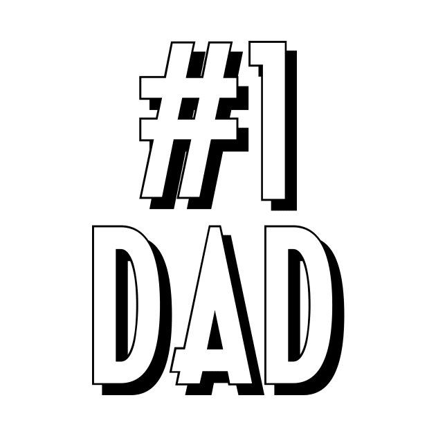 #1 Dad Numer 1 Dad by sezinun