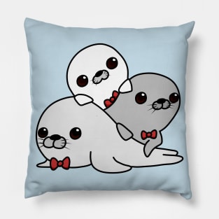 The Three Seal Amigos Pillow