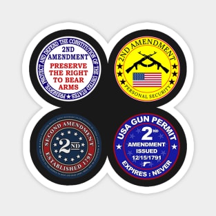 2nd Amendment Stickers Magnet