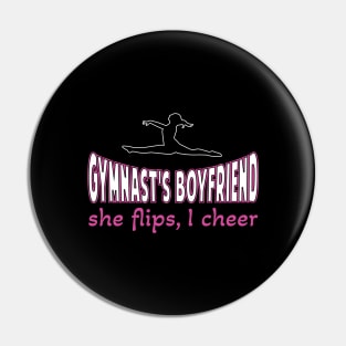 Gymnast Boyfriend she flips Gymnastics Acrobatic Gymnast Pin