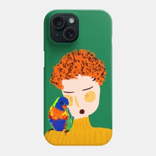 parrot love Phone Case