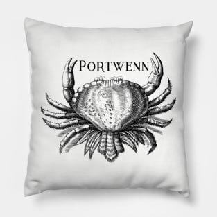 Portwenn Port Isaac Cornwall Crab Pillow