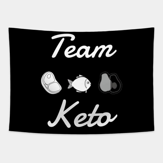 Team keto Tapestry by GMAT