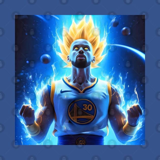 Super Saiyan Steph Curry by HELLAHIGH TEEZ