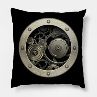 Robotic Gears T-shirt Pillow