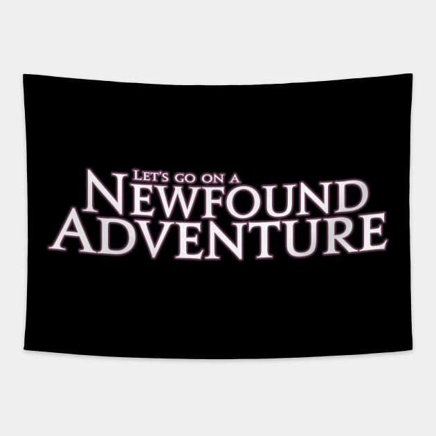 Let's Go on a Newfound Adventure! Tapestry by Asiadesign