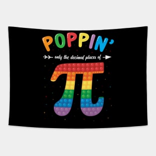 Funny Poppin only the decimal places of Pi Day Tapestry