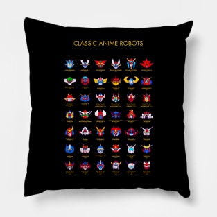 071b 70s Robots color Pillow