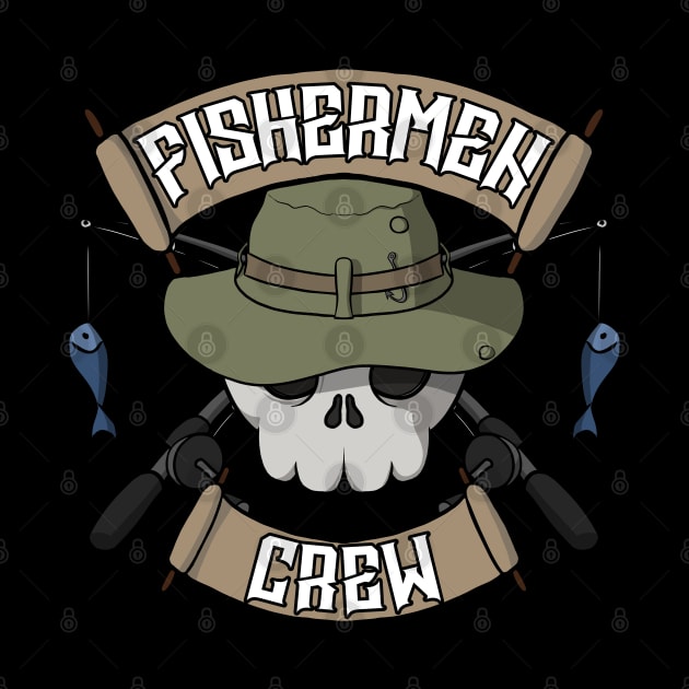 Fishermen crew Jolly Roger pirate flag by RampArt