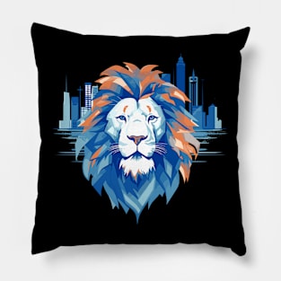 Lion Predator Animal Beauty Nature Wildlife Discovery Pillow