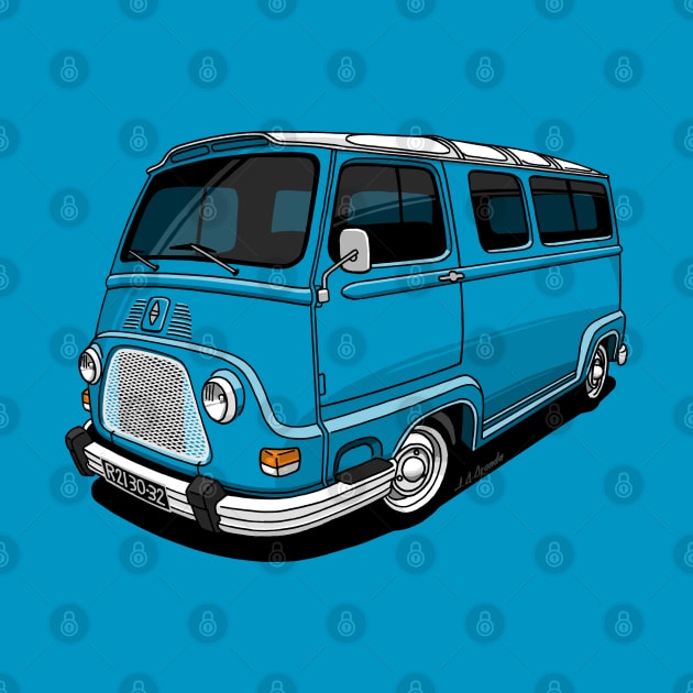 The classic and lovely french van by jaagdesign