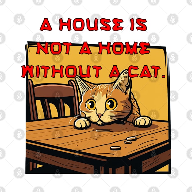 A house is not a home without a cat. by bmron