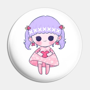 Kawaii Sakura Girl Pin