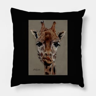 Giraffe with Attitude Pillow