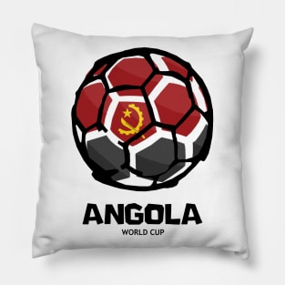 Angola Football Country Flag Pillow