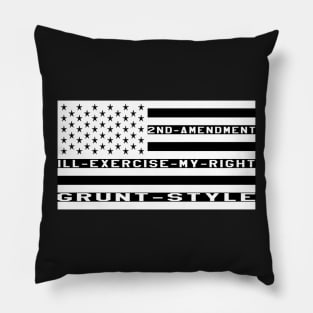 2ND Amendment American Flag Pillow