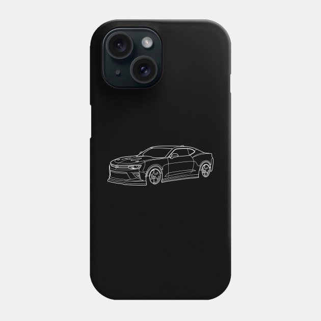 Camaro SS 1LE Phone Case by fourdsign