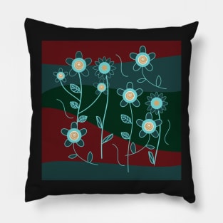 Floral ornament Pillow