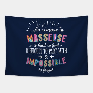 An awesome Masseuse Gift Idea - Impossible to Forget Quote Tapestry